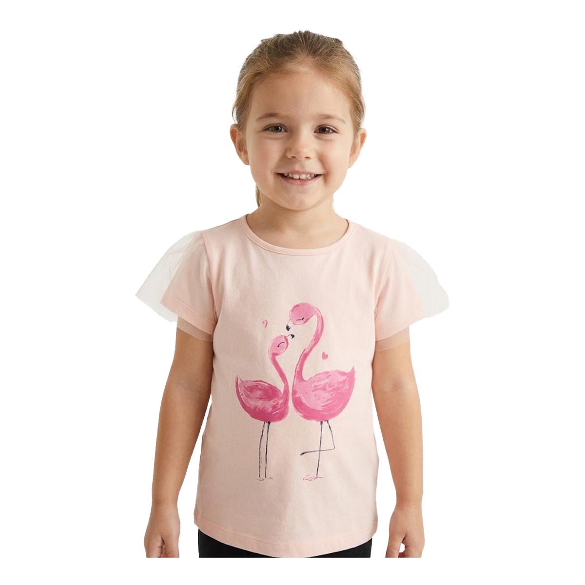 تیشرت آستین کوتاه دخترانه -  