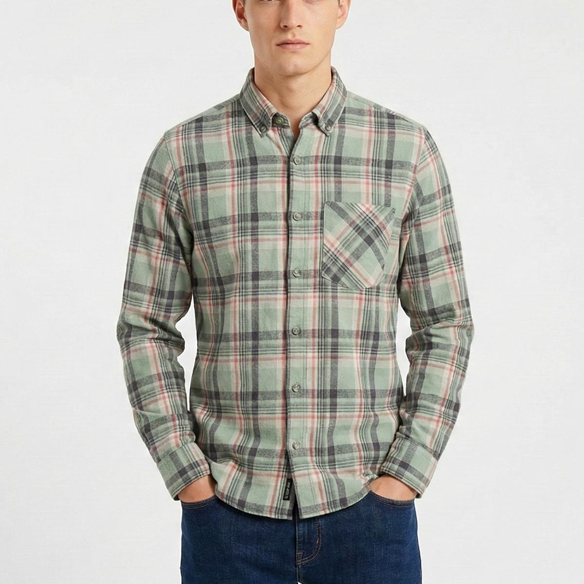 پیراهن آستین بلند مردانه -  