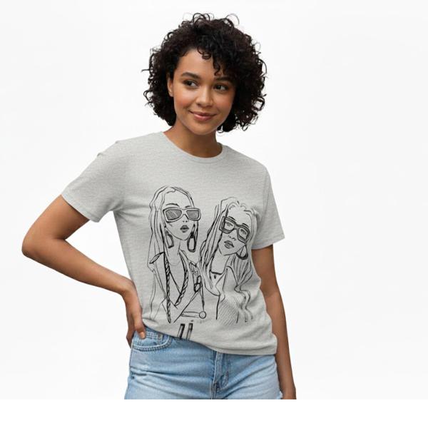 تیشرت آستین کوتاه زنانه